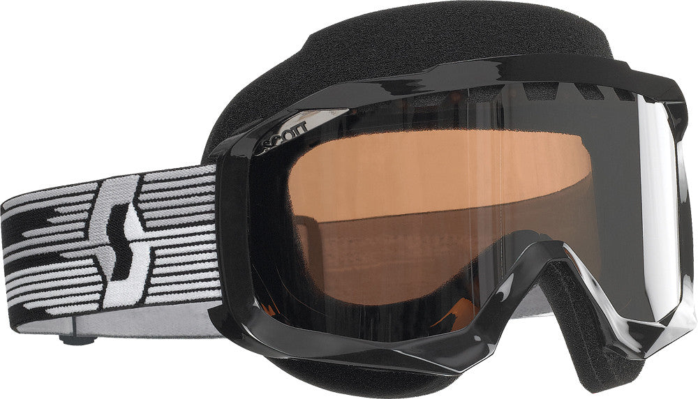SCOTT Hustle Snocross Goggle Black W/Acs Rose Lens 217784-0001108