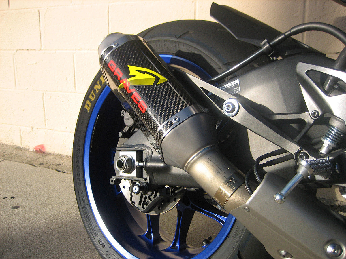 Graves Motorsports Cat Back Slip-On Exhaust R1 / R1m / R1s 2015-2026 /Fz-10 2017-2018 / Mt-10 2018-2021 Exy-15r1-Cbtc