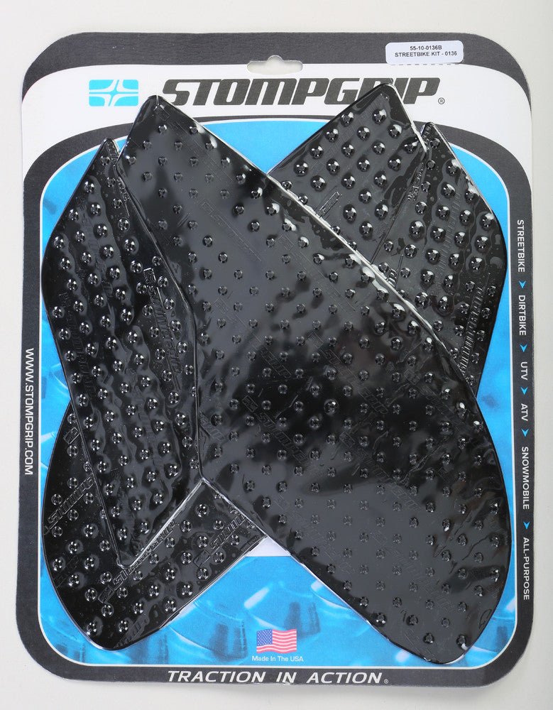 STOMPGRIP Tank Pad Kit Volcano Black 55-10-0136B