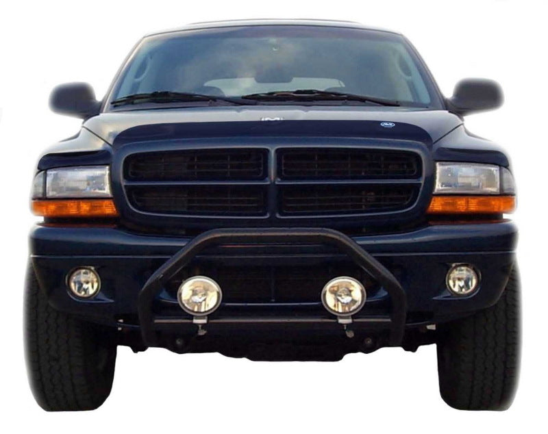 AVS 97-04 Dodge Dakota (Behind Grille 3 Pc) High Profile Bugflector II Hood Shield - Smoke 25923