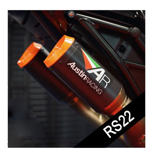 Austin Racing 2025 -2026 DUCATI PANIGALE V2 RS22 RACE & DB COMPLIANT SLIP-ON EXHAUST SYSTEM AR69
