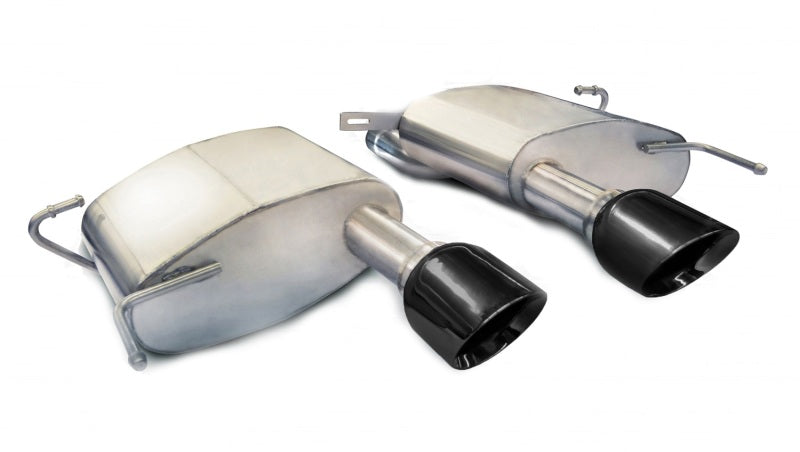 Corsa 11-13 Cadillac CTS Coupe V 6.2L V8 Black Sport Axle-Back Exhaust 14942BLK
