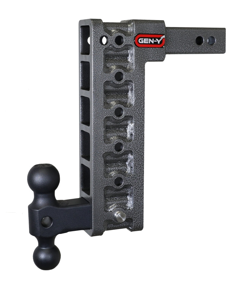 Gen-Y Mega Duty 2in Shank 12.5in Drop 10K Hitch w/Dual-Ball (Use w/Stabilizer Kit GH-0100) GH-316