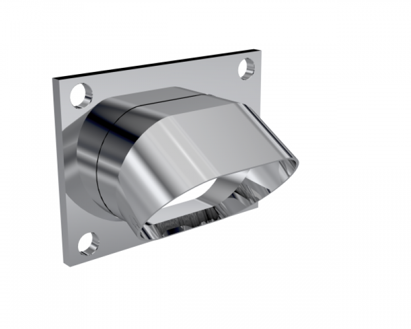 QTP Bolt-On QTEC Low Profile Oval Turn Down 11339