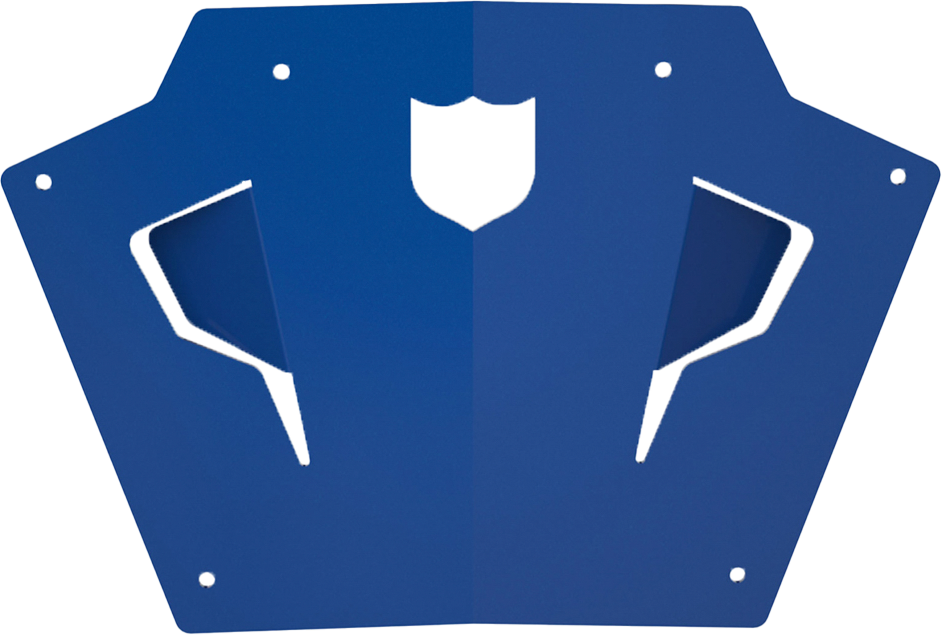 PRO ARMOR Front Sport Bumper Skid Plate Blue Pol P199P363PB