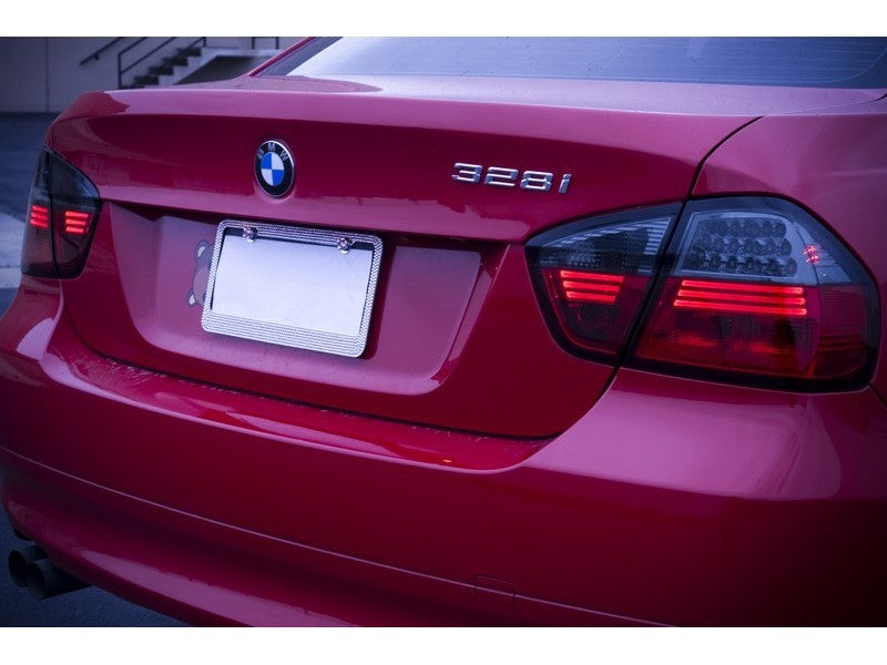Spyder BMW E90 3-Series 06-08 4Dr LED Tail Lights Red Smoke ALT-YD-BE9006-LED-RS 5000910