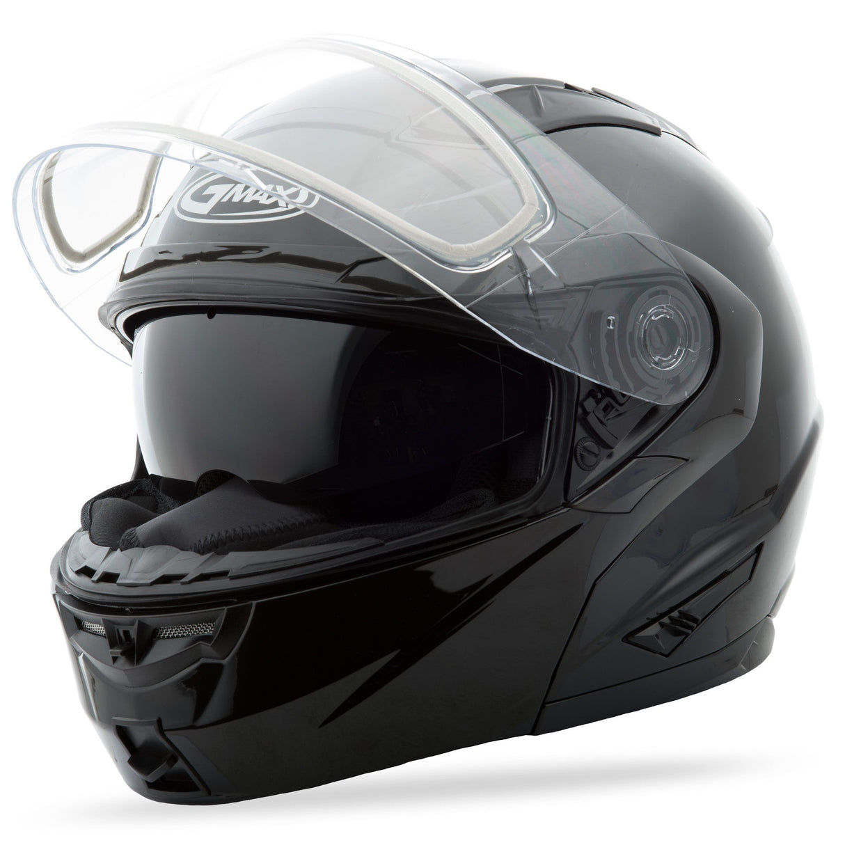 GMAX Gm-64s Modular Carbide Snow Helmet Black Md G264025