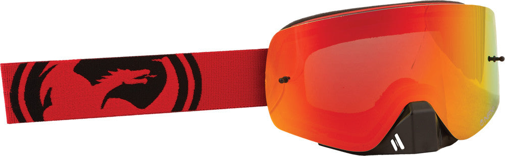DRAGON Nfxs Goggle Red-Black Split W/Red Ion Lens 722-1733