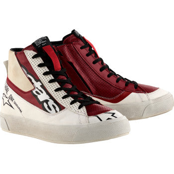 ALPINESTARS Stella Stated Flair Shoes - White/Rio Red - US 8.5 2541426-2066-85