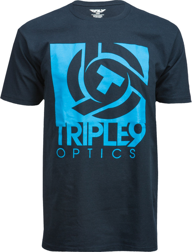 TRIPLE 9 Triple 9 Optics Tee Navy 3x 37-27513X