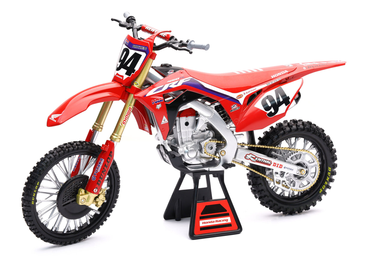 NEW-RAYReplica 1:6 Race Bike 17 Honda Crf450r Red(Roczen)49593