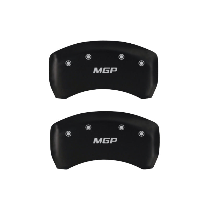 MGP 4 Caliper Covers Engraved Front & Rear MGP Red finish silver ch 16077SMGPRD