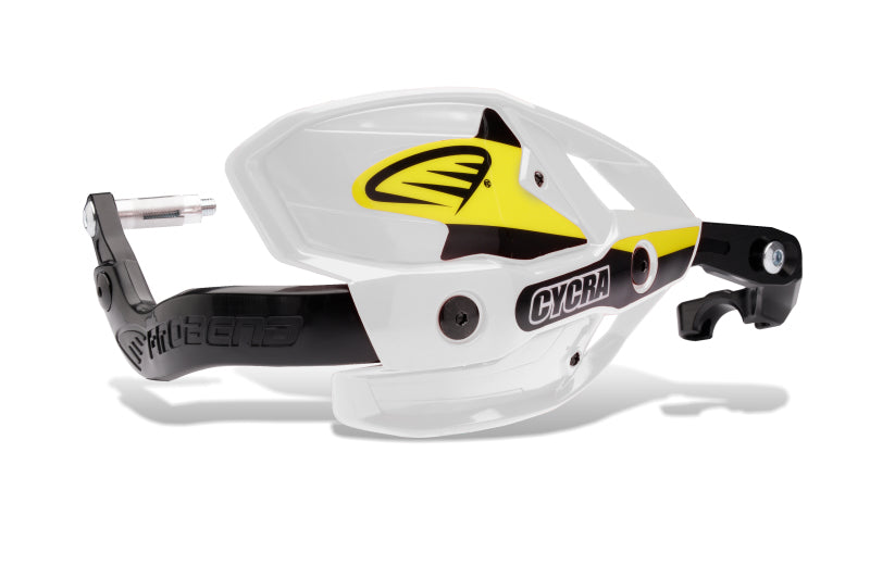 Cycra Probend Ultra w/HCM Clamp 1-1/8 in. White 1CYC-7506-42HCM