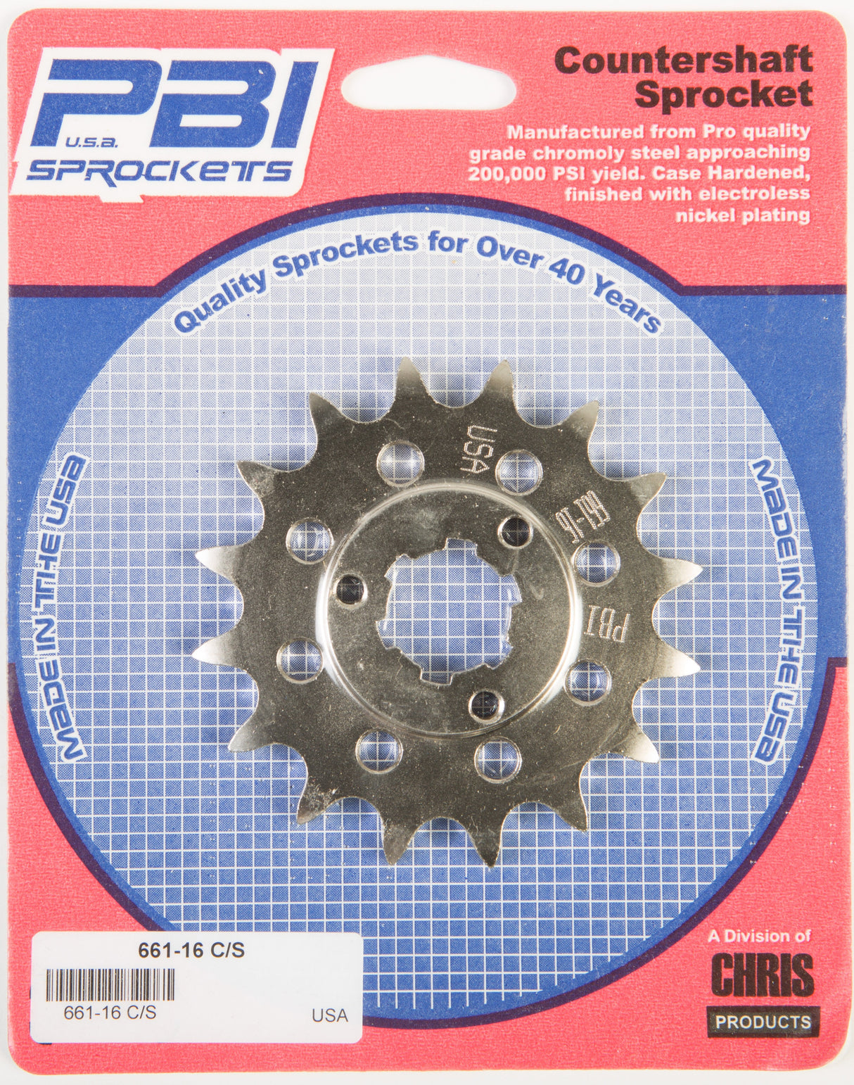 PBIFront Cs Sprocket Steel 16t-520 Suz661-16
