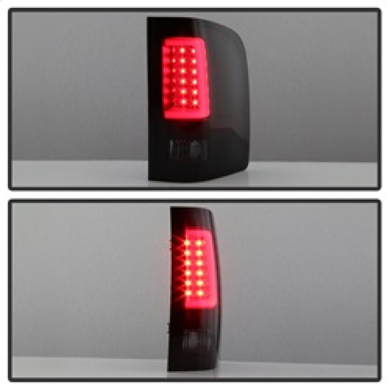Spyder 07-13 Silverado (Will Not Work w/2010 921 Bulb)V3 Tail Lights Blk Smk ALT-YD-CS07V3-LBLED-BSM 5084095