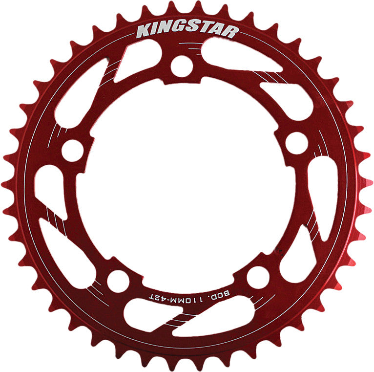 KINGSTAR5-Bolt Cr 36t Red 110mm Bcd / 3mm711484322242