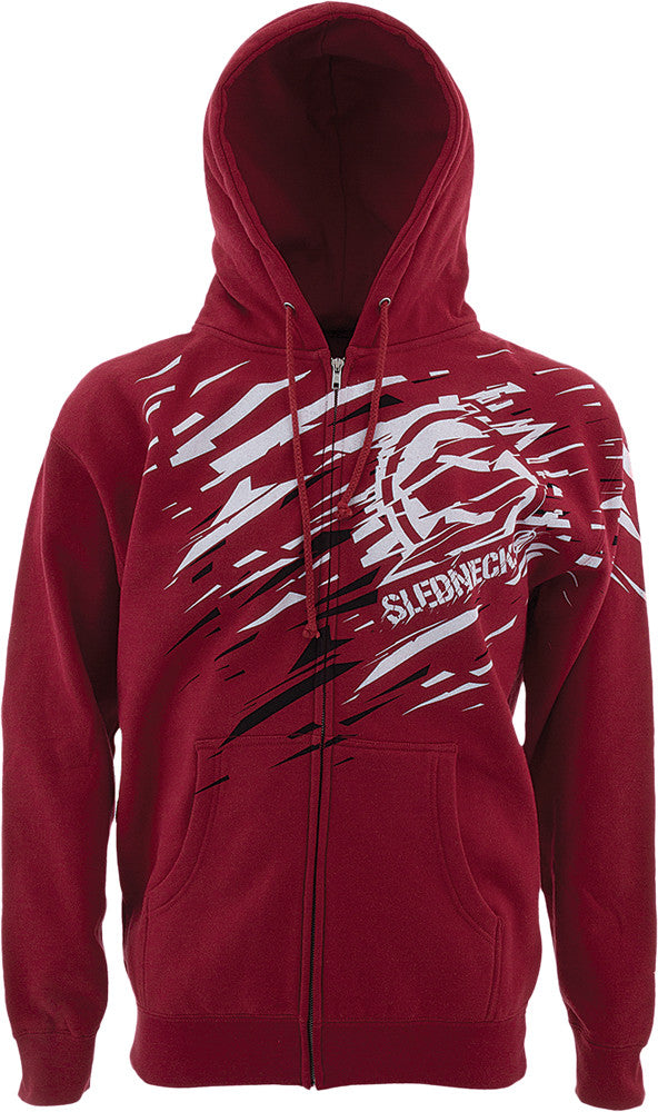 SLEDNECKS Eternity Zip Up Red Md 512723