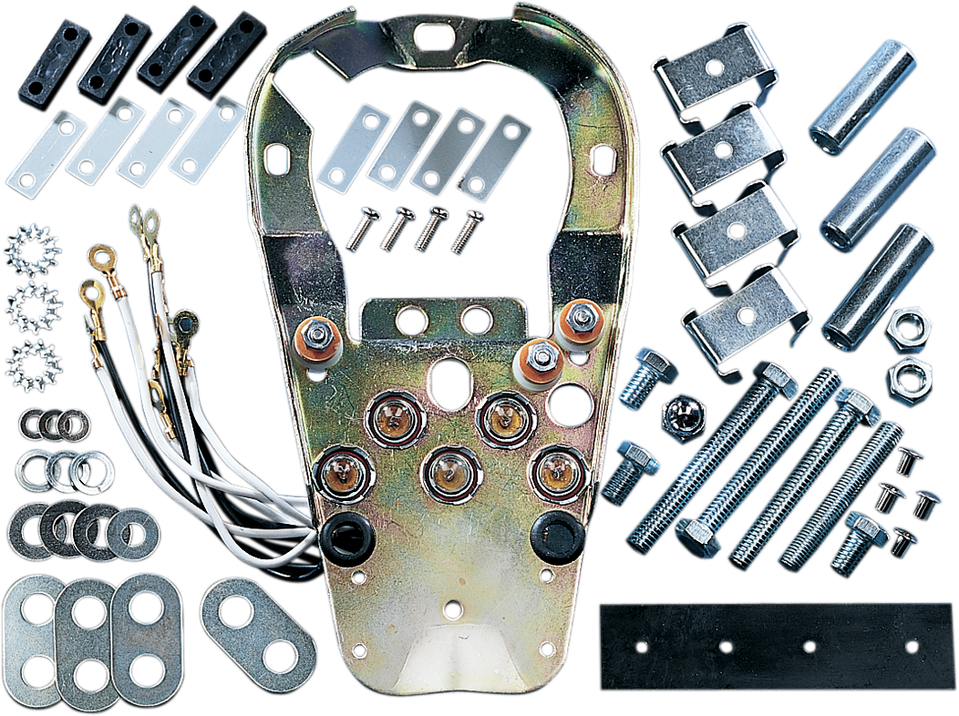 DRAG SPECIALTIES Kit de base de montaje de tablero fundido 74005