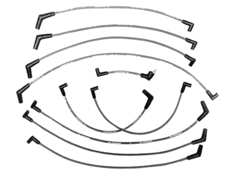 Ford Racing 9mm Spark Plug Wire Sets - Blue M-12259-C301
