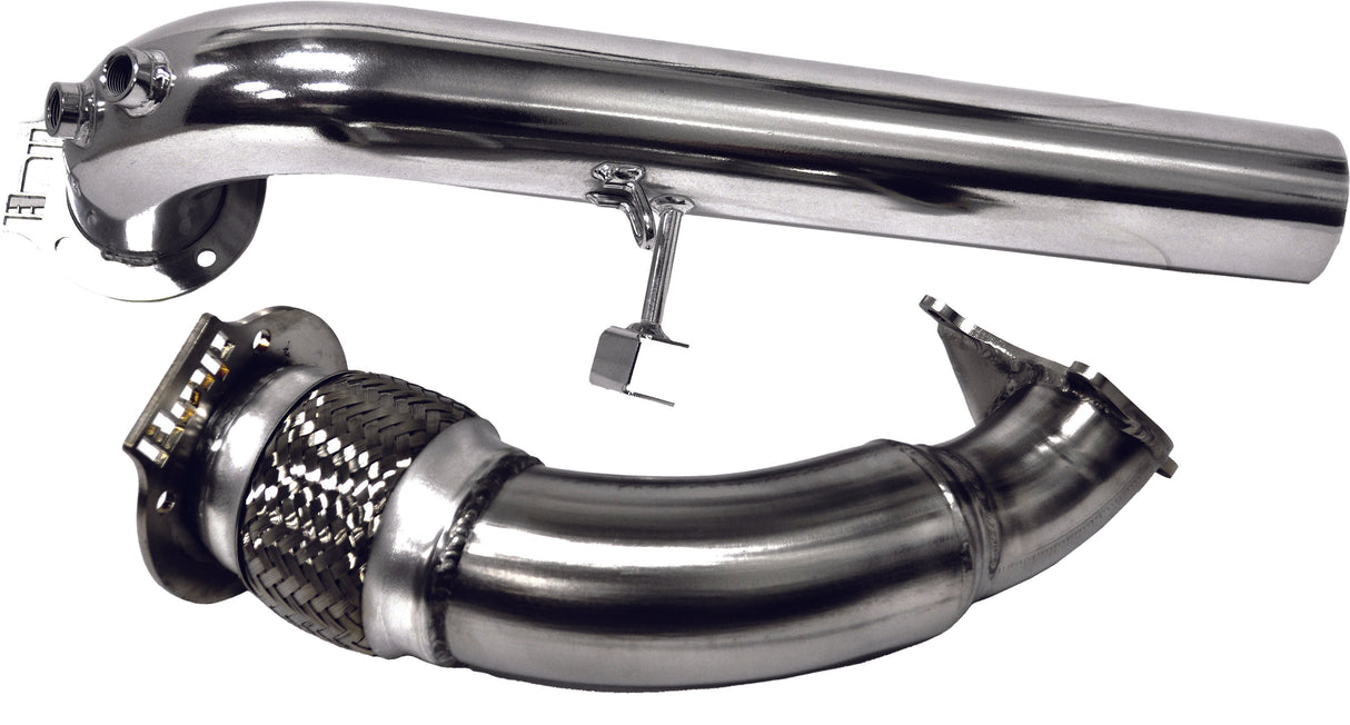 BMP Big Mo 3" Exhaust No Muffler 1100 Turbo Procross/Climb 22-118-SS