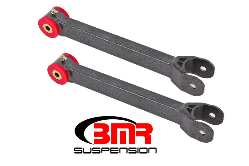 BMR 16-17 6th Gen Camaro Non-Adj. Lower Trailing Arms (Polyurethane) - Black Hammertone TCA059H