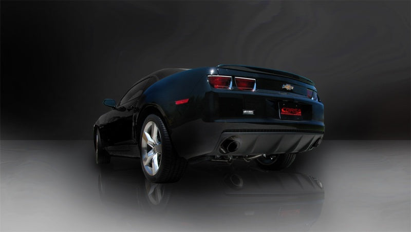 Corsa 10-14 Chevrolet Camaro Coupe SS 6.2L V8 Auto Black Sport Cat-Back + XO Exhaust 14952BLK