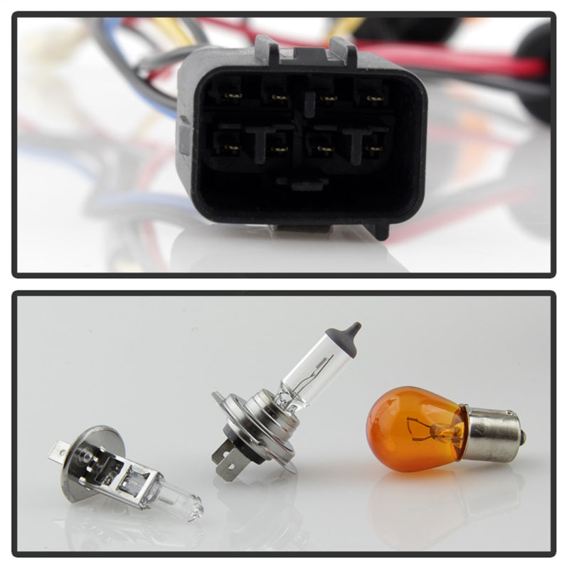 Spyder Subaru WRX 08-09 Projector Headlights - Halogen Model Only - Black PRO-YD-SWRX08-LBDRL-BK 5083944