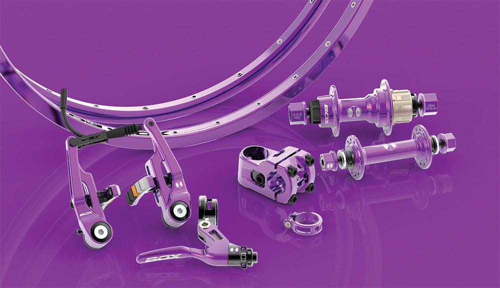 BOX Le Mini Part Kit Purple 45mm BX-KT16BMX45-RP