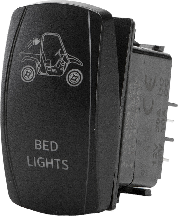 FLIP Bed Lighting Switch Pro Series Backlit SC1-AMB-L45