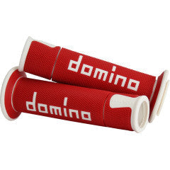 IN STOCK DOMINO A450 Grips - Domino - Red/White A45041C4642B7-0