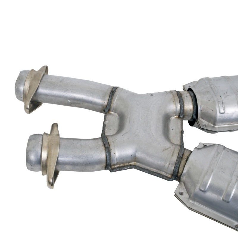 BBK 94-95 Mustang 5.0 High Flow X Pipe With Catalytic Converters - 2-1/2 1663