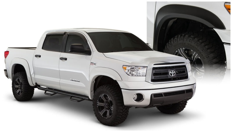 Bushwacker 07-13 Toyota Tundra Fleetside Extend-A-Fender Style Flares 4pc - Black 30916-02