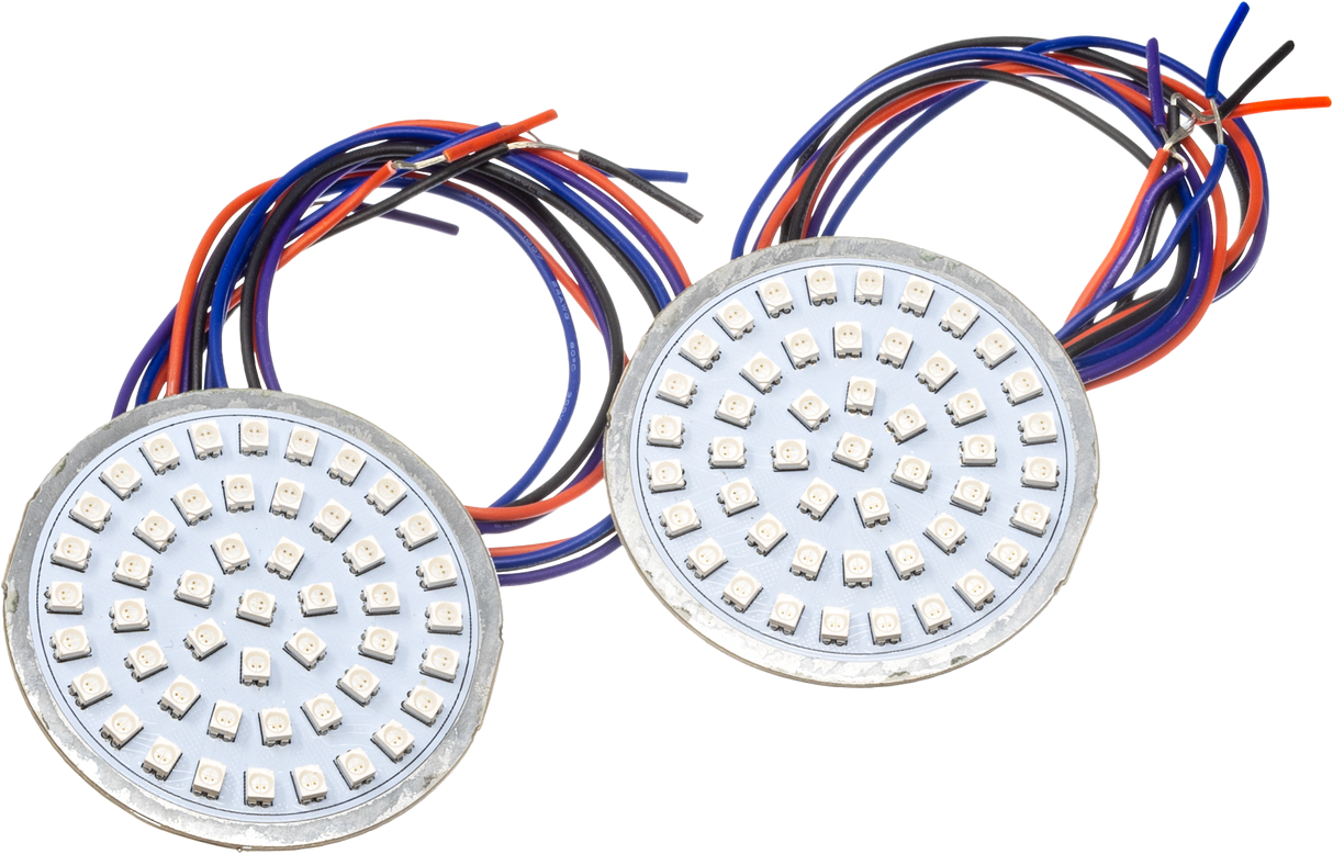 LETRIC LIGHTING COBullet Style Led Insert 3in1 Red / Amber Hard WiredLLC-BRBT