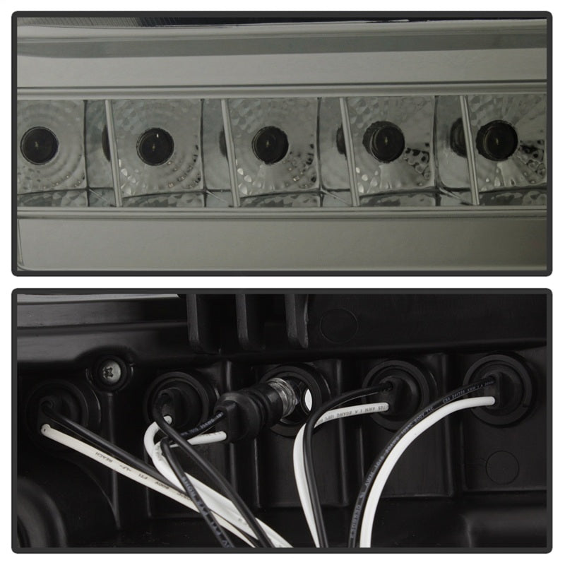 Spyder Toyota Tundra 07-13 Projector Headlights LED Halo LED Smke PRO-YD-TTU07-HL-SM 5012043