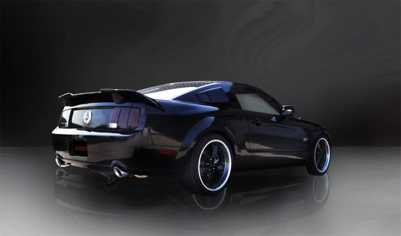 Corsa 05-10 Ford Mustang Shelby GT500 5.4L V8 Polished Xtreme Axle-Back Exhaust 14314