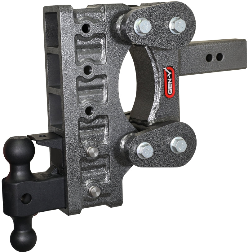 Gen-Y The Boss Torsion-Flex 2.5in Shank 9in Drop 21K Hitch w/GH-061 Dual-Ball/GH-062 Pintle Lock GH-1325