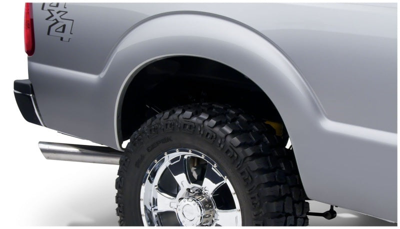 Bushwacker 11-16 Ford F-250 Super Duty Styleside Extend-A-Fender Style Flares 2pc - Black 20086-02