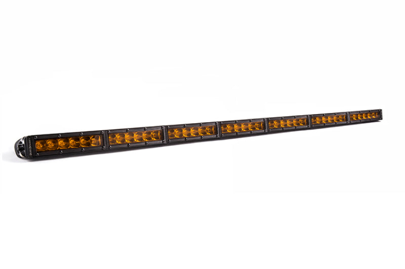 Diode Dynamics 42 In LED Light Bar Single Row Straight - Amber Driving Each Stage Series DD5042