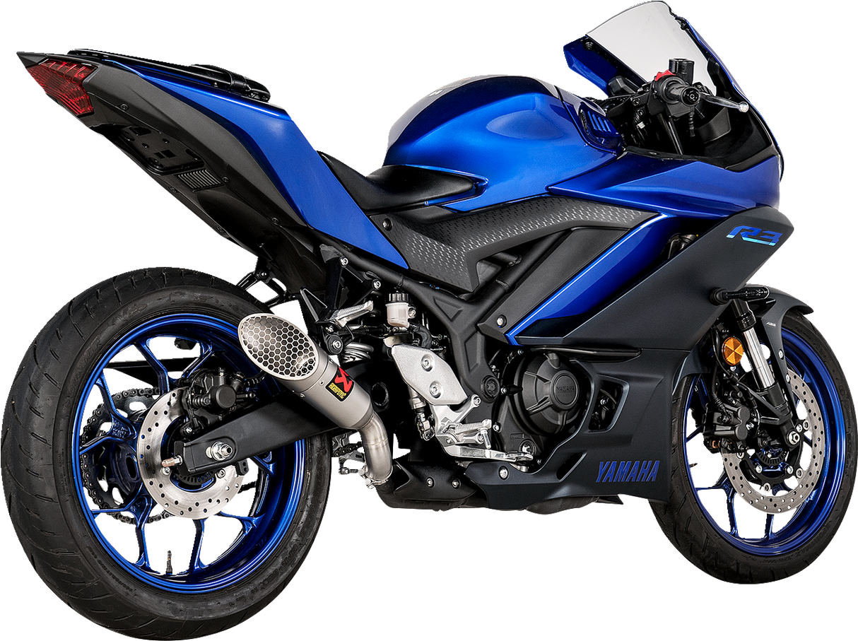 AKRAPOVIC R3 Slip-On Line Muffler - Titanium End Cap S-Y3SO6-IVOSS
