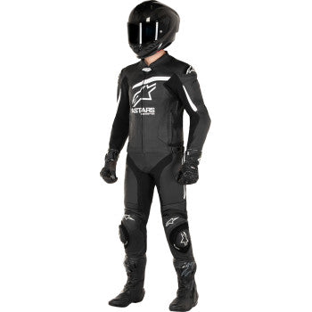 ALPINESTARS GP Plus R v4 Airflow Leather Jacket - Black/White - US 48 / EU 58 3100624-12-58