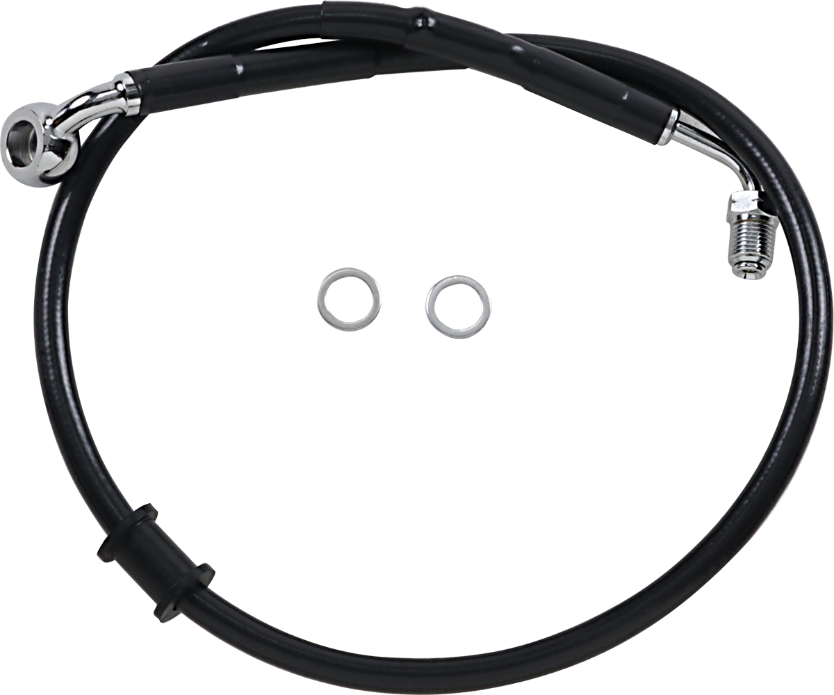 DRAG SPECIALTIES Línea de freno - +2" - Negro - Softail '18-'21 618604-2BLK