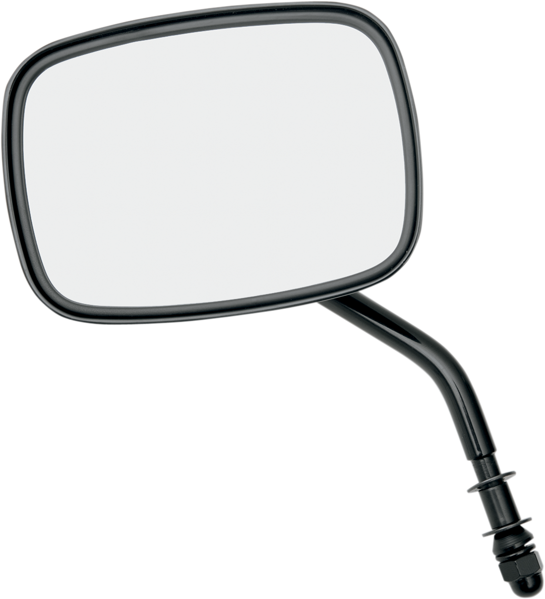 DRAG SPECIALTIES Espejo fundido a presión - Vástago estándar - Negro 302108BLK