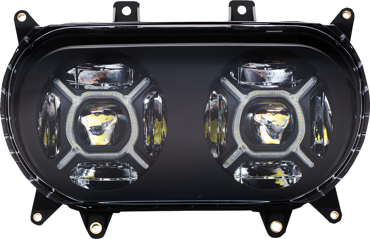 CUSTOM DYNAMICS ProGLOW™ Headlight - Black - Road Glide PG-RG-B