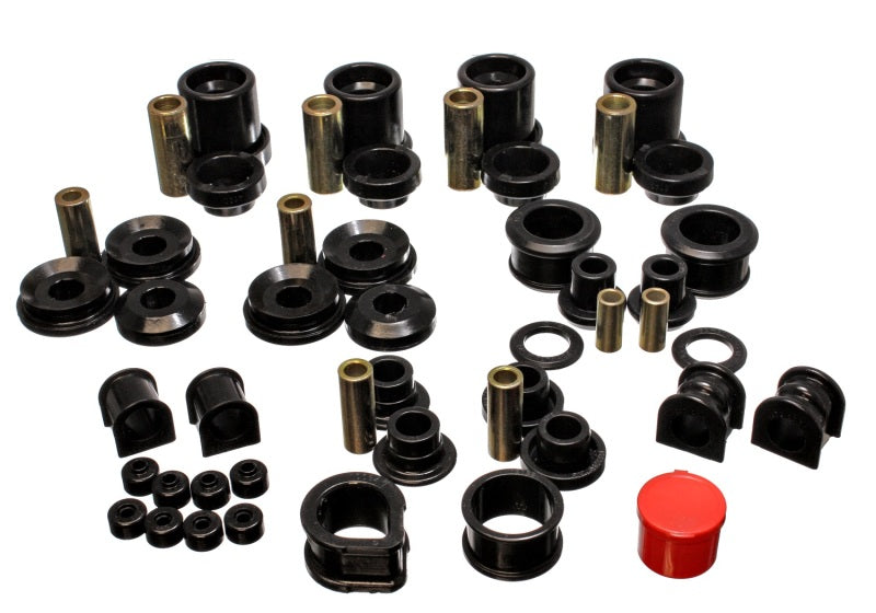 Energy Suspension 90-96 Nissan 300ZX Black Hyper-Flex Master Bushing Set (Sway bar end link bushings 7.18105G
