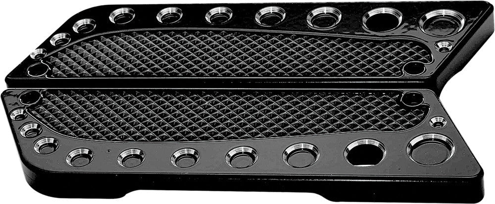 PREC. BILLET Bag Latches Tear Drop Black TRD-510-9413-BLK