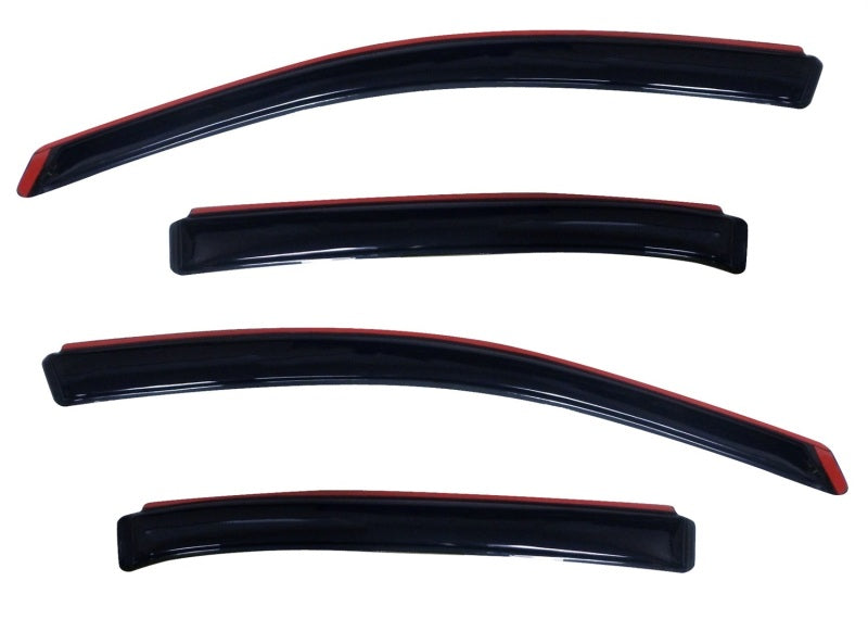 AVS 10-18 Ford Taurus Ventvisor In-Channel Front & Rear Window Deflectors 4pc - Smoke 194194