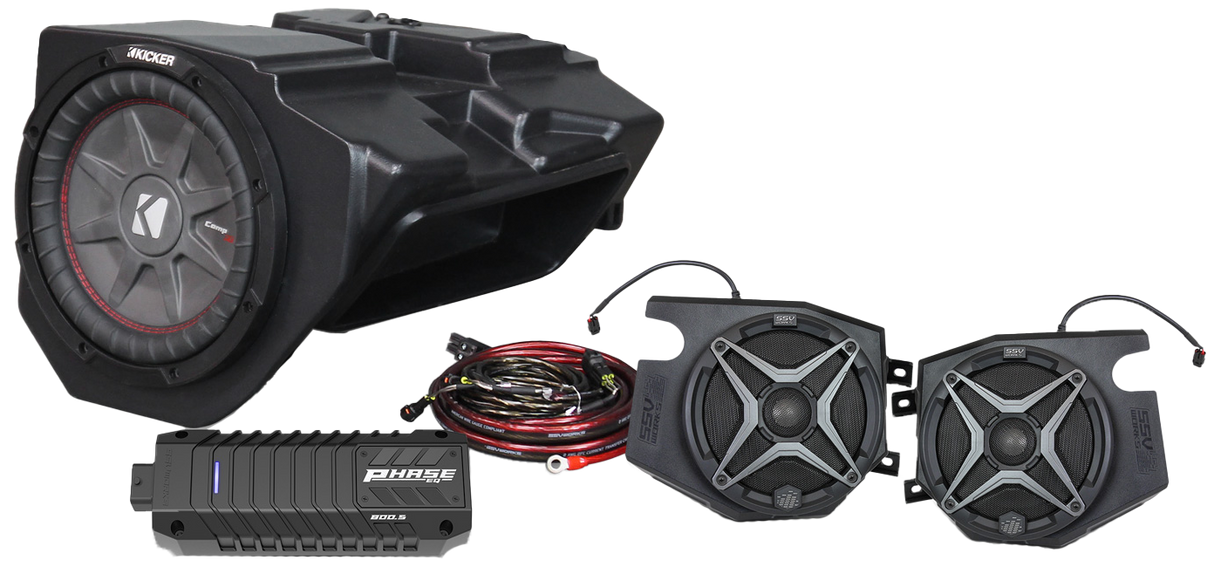 SSV WORKS 3 Speaker Plug And Play Kit Ride Command 220-RZ34-Q3ARC