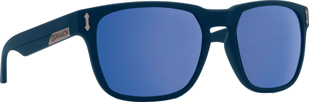DRAGON Monarch Sunglasses Matte Deep Navy W/Blue Ion Lens 336115519415