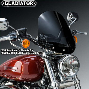 NATIONAL CYCLEGladiator Windshield W/Chrome Mounts (Dark Tint)N2709