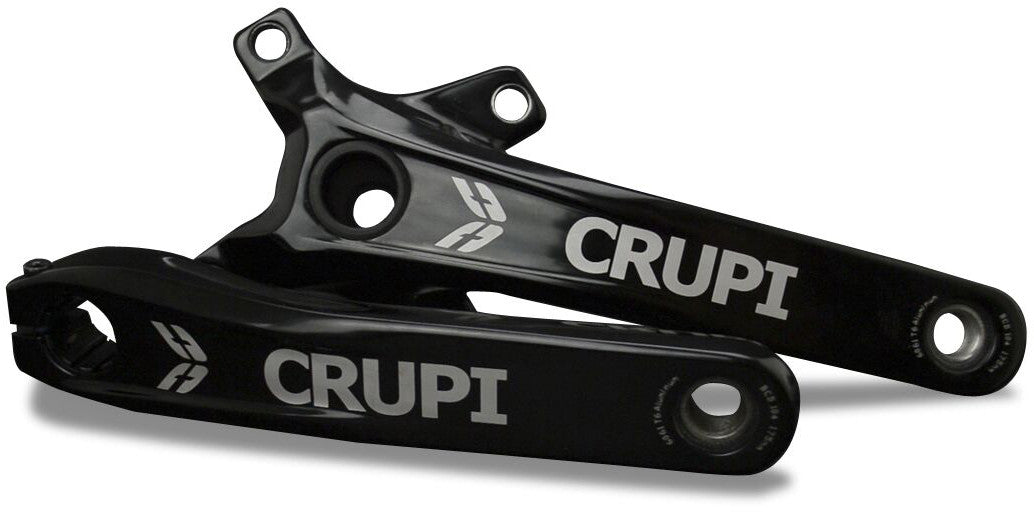 CRUPI Pro 2-Piece Alloy Crank Set Black 180mm 20481